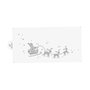 Stencil para Bolo - Trenó Papai Noel - Bluestar