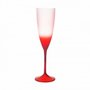 Taça de Champanhe Prime Fantasy Degradê Vermelha 170ML - Neoplas