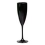 Taça de Champanhe Prime Preta 170ML - Neoplas