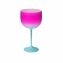 Taça de Gin Shelby Fantasy Degradê Bicolor Azul Tiffany e Rosa 500ml - Neoplas