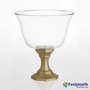 Taça Diamante Cristal com Base Ouro 1250ml – Festplastik 