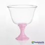 Taça Diamante Cristal com Base Rosa Candy 1250ml – Festplastik 