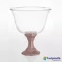 Taça Diamante Cristal com Base Rose Gold 1250ml – Festplastik 