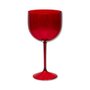Taça Gin Shelby Vermelho Glitter 500ml - Neoplas