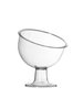 Taça Inclinada Pequena 400ml Transparente (Cristal) – Três Triângulos