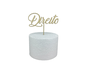 Topo de bolo Direito Glitter Dourado – Sonho fino 
