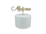 Topo de bolo Medicina Glitter Dourado – Sonho fino
