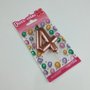 Vela Metalizada Rose Gold - N°4 – 6cm – Make+