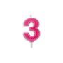 Vela Pink Neon N°3 –– 7,5cm – Make+
