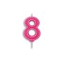 Vela Pink Neon N°8 –– 7,5cm – Make+