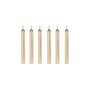 Vela Silver Palito – Dourado C/6 – Silver Festas