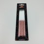 Vela Silver Palito Gigante – Branca C/Rose – Silver Festas